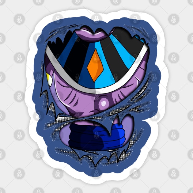 Bills God Destruction Chest Dragon ball Super Sticker by GeekCastle